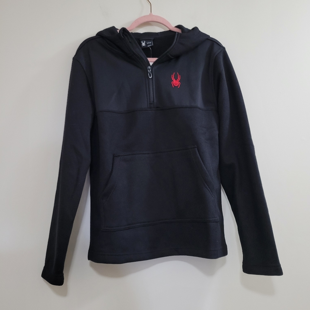 Spyder men's active pullover sweatshirt quarter zip nwt S